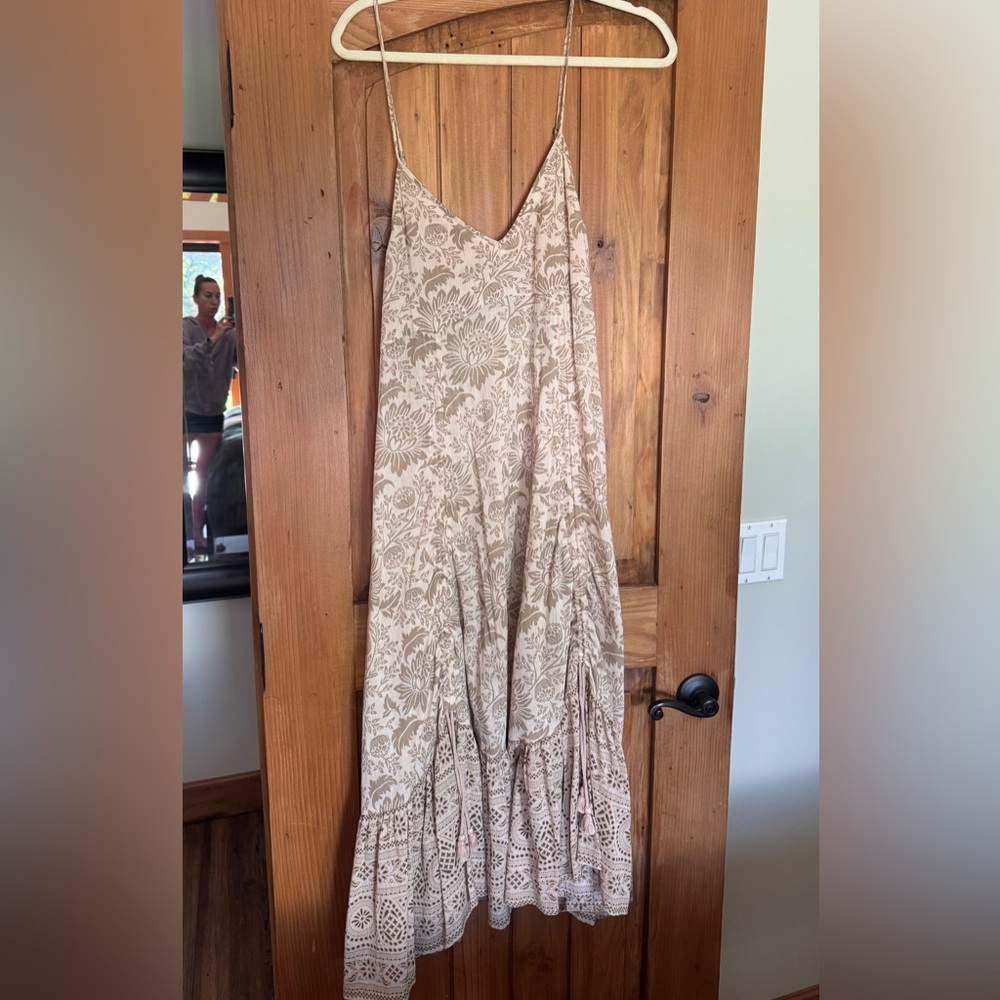 Spell Cream and Tan Floral Dress